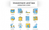AE模板-投资与法律动画图标