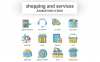 AE模板-购物和服务动画图标