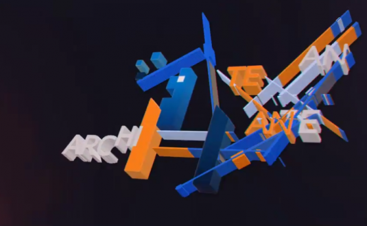 AE模板-抽象3D公司徽标