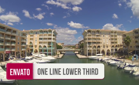 AE模板-底部字幕条