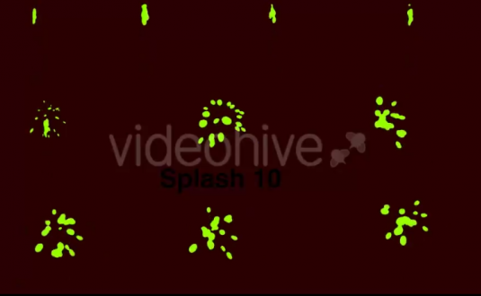 硬核AE模板-液体运动元素包