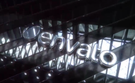 AE模板-玻璃文字