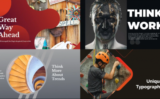 PR模板-排版幻灯片