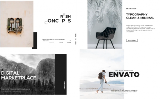 PR模板-排版幻灯片