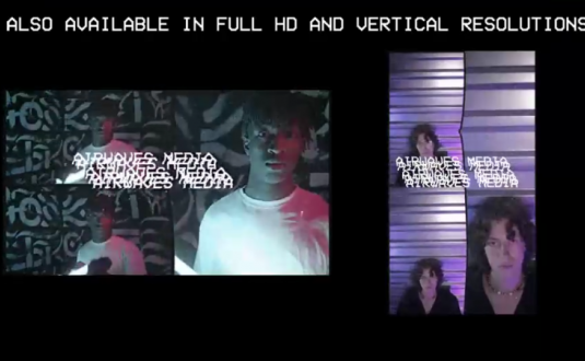 硬核PR模板-VHS宣传片
