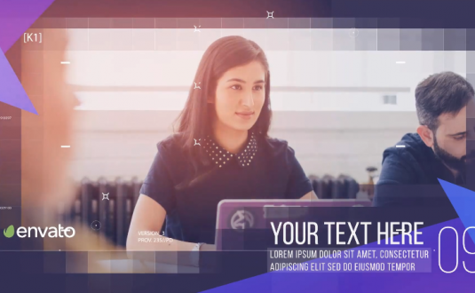 PR模板-数字企业幻灯片