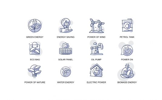 AE模板-电力与能源动画标题