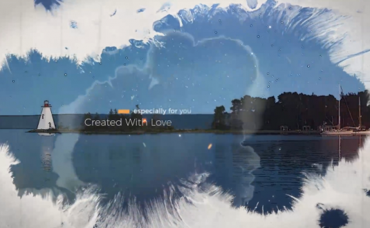 AE模板-墨水效果开场片头