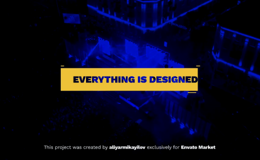 PR模板-动画标题