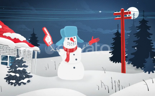 AE模板-卡通故事标志