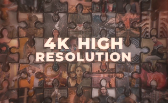 硬核AE模板-电影拼图介绍