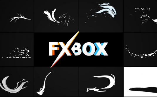 硬核PR模板-手绘冬季元素动画包