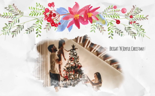 硬核PR模板-圣诞幻灯片