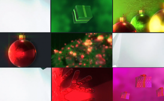 PR模板-圣诞过渡转场包