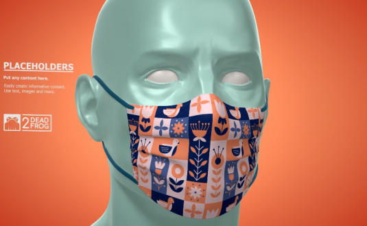 硬核PR模板-口罩/面罩/样机模型