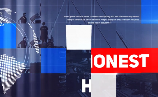 PR模板-新闻开场片头