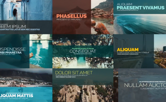 PR模板-现代大标题