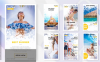 PR模板-旅游海滩社交促销