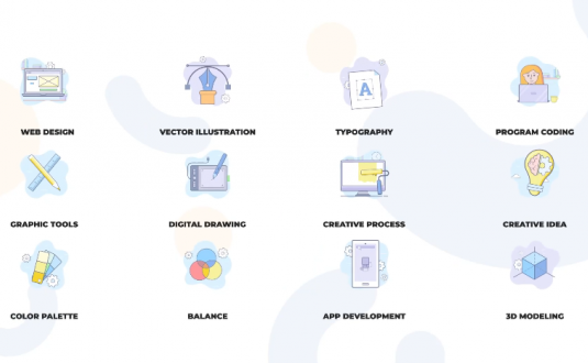 PR模板-设计和开发动画图标