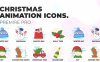 PR模板-圣诞节动画图标