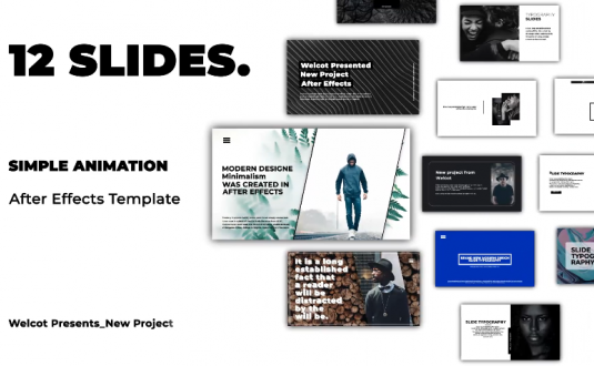 PR模板-排版幻灯片