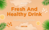 PR模板-新鲜健康饮品