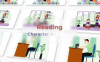 AE模板-阅读角色动画场景