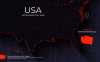 PR模板-美国地图促销