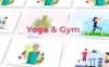 PR模板-瑜伽和健身房动画场景