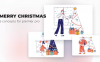 PR模板-圣诞快乐平面动画