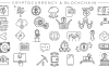 硬核PR模板-加密货币和区块链图标