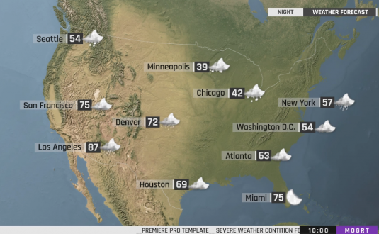 硬核PR模板-世界天气预报平面地图工具包2