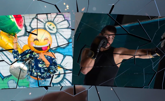 硬核PR模板-冰裂缝过渡转场