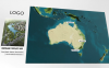 PR模板-澳大利亚和大洋洲3D地图
