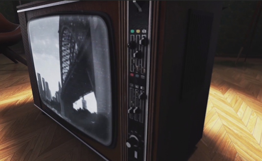 PR模板-旧电视LOGO