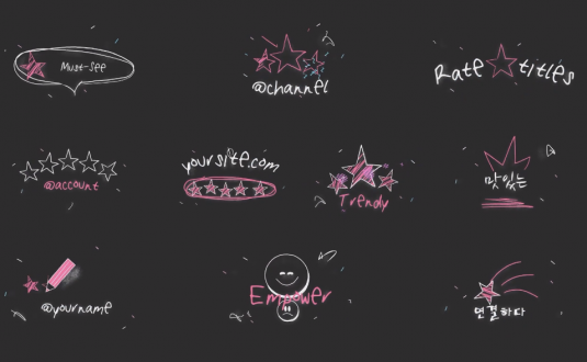 PR模板-星星好评标题